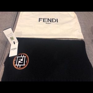 Fendi Logo patch Scarf - never worn